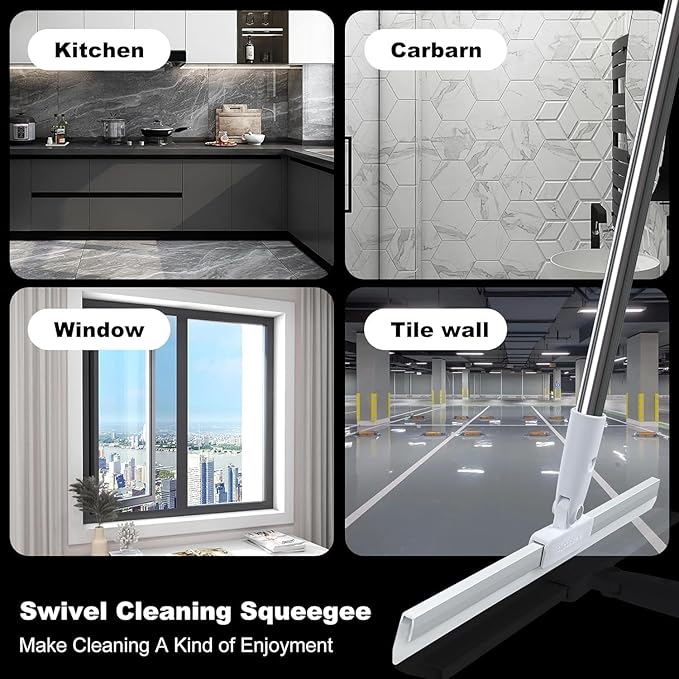 Crystal Clear Silicon Floor Wiper-15 Inch