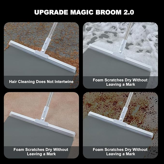 Crystal Clear Silicon Floor Wiper-15 Inch