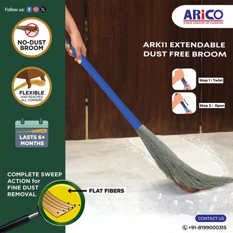 Extandable dust free Broom (ARB 11)