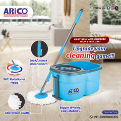 New Eco Spin and Sqyeeze Mop Steel Jali  with steel road (ARM 54S NEW)